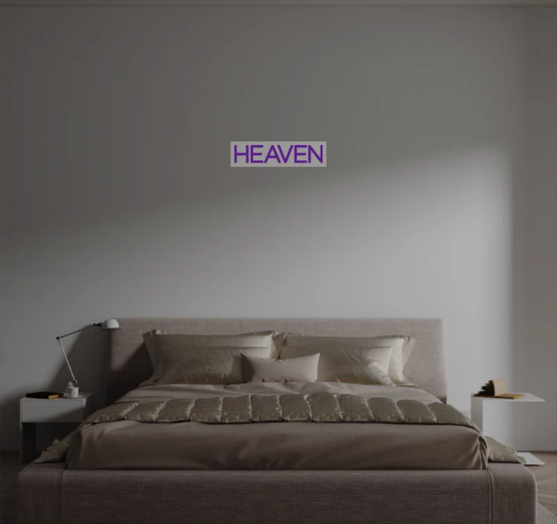 Custom text: HEAVEN