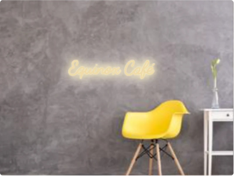 Custom text: Equinox Café