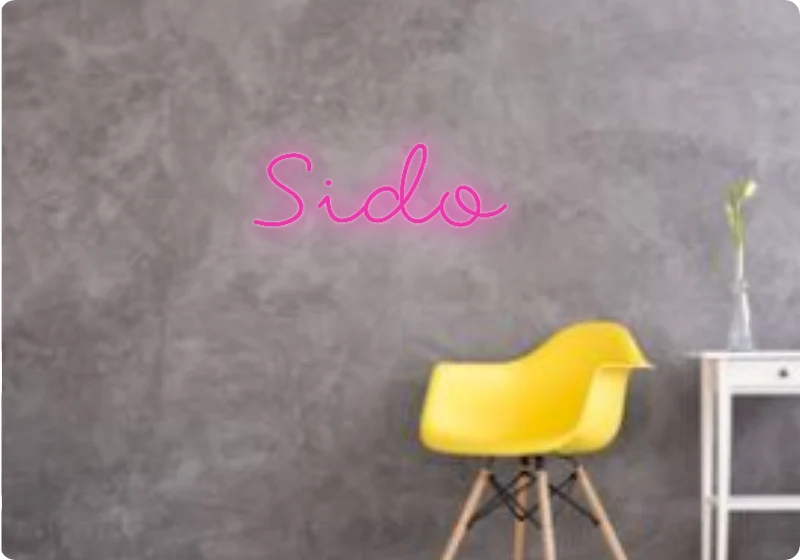 Custom text: Sido