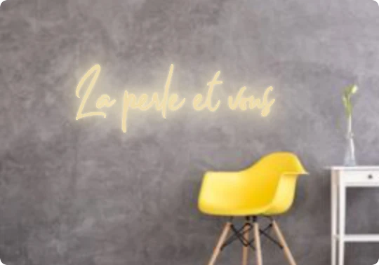 Custom text: La perle et vous