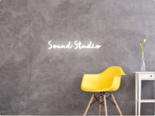 Custom text: Sound Studio