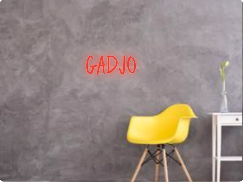 Custom text: GADJO