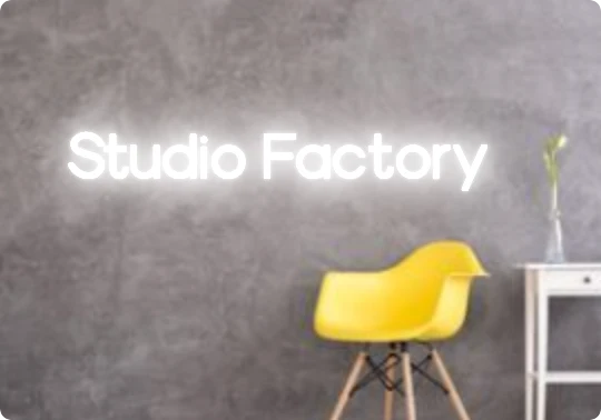 Custom text: Studio Factory