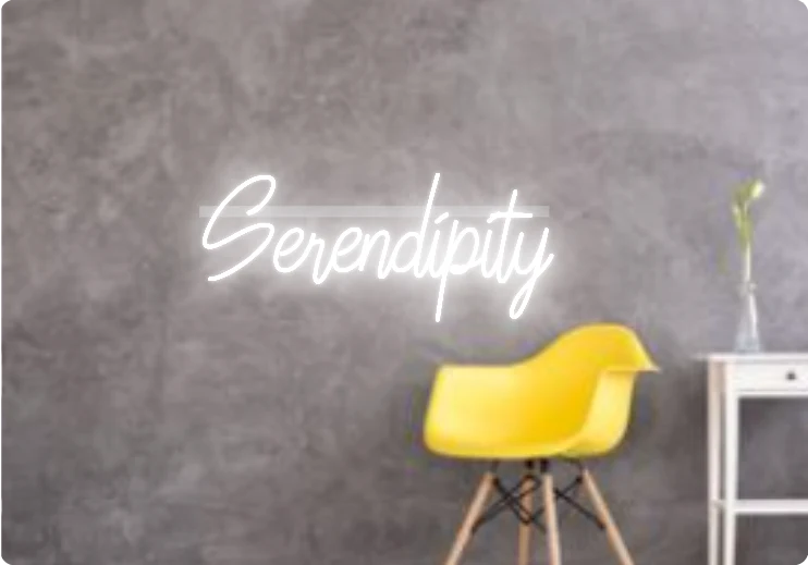 Custom text: Serendipity