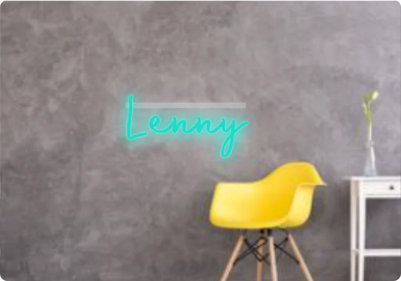 Custom text: Lenny
