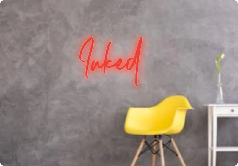 Custom text: Inked