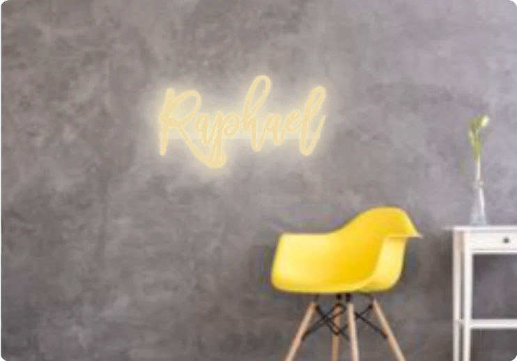 Custom text: Raphael