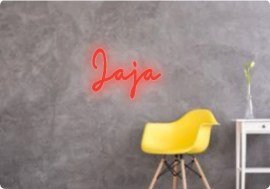 Custom text: Jaja