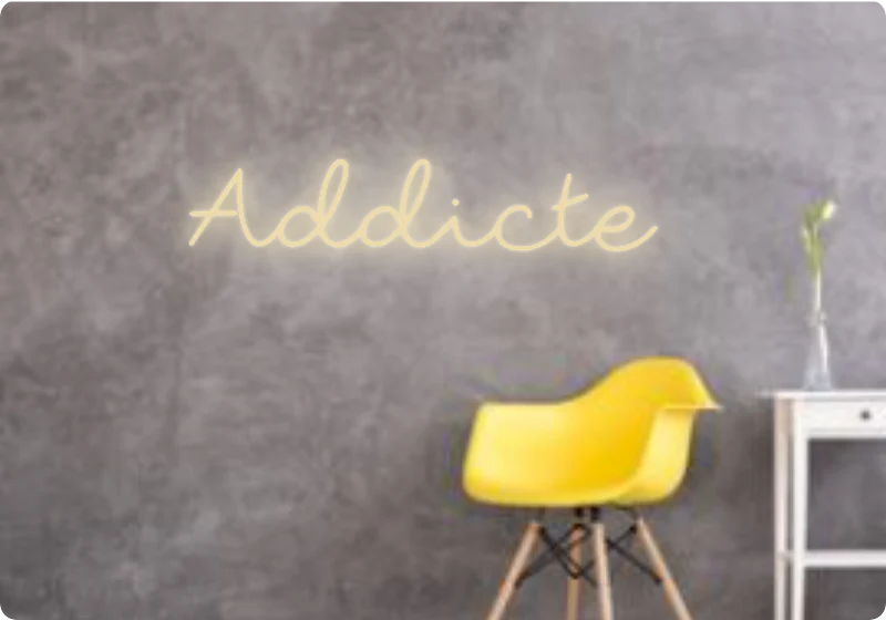 Custom text: Addicte