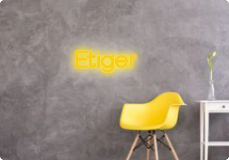 Custom text: Etiger