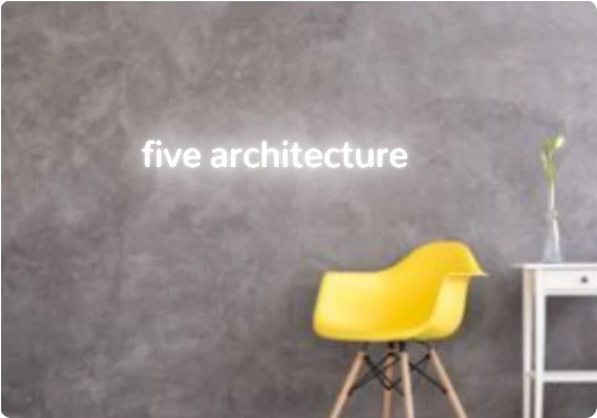 Custom text: five architecture