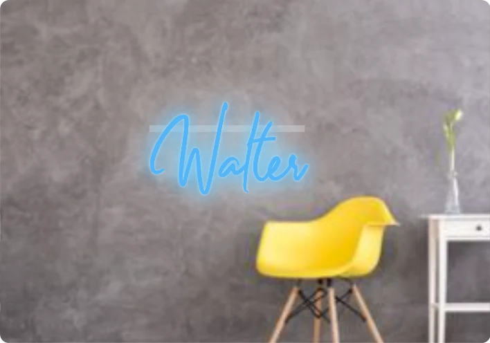 Custom text: Walter