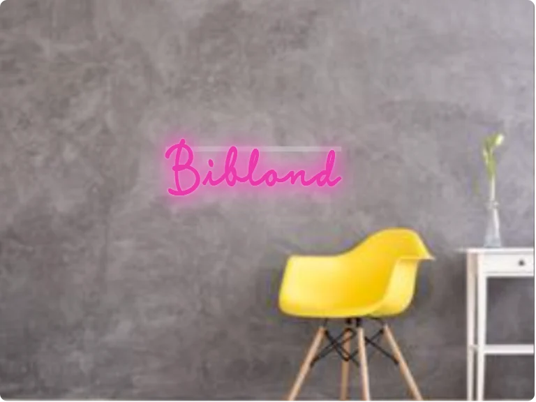 Custom text: Biblond