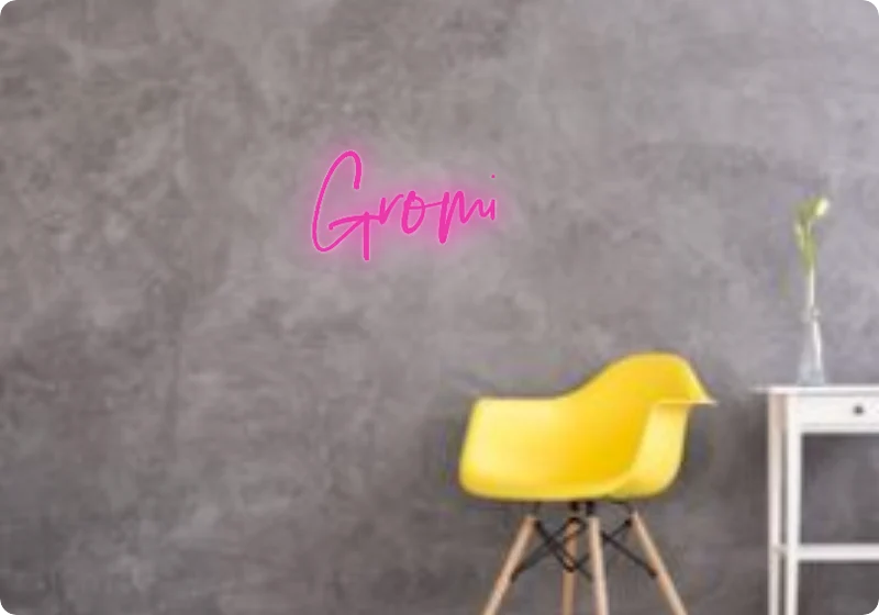 Custom text: Gromi