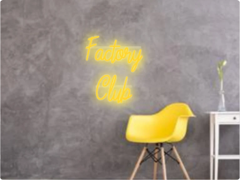 Custom text: Factory Club