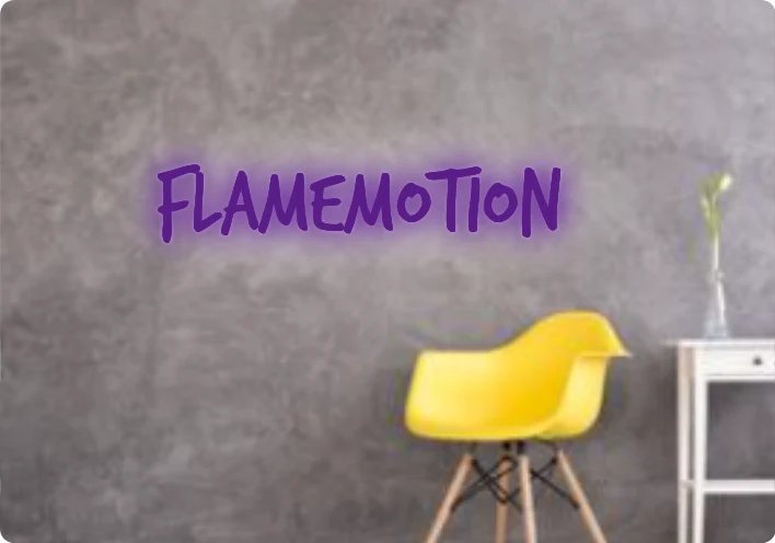 Custom text: FlameMotion