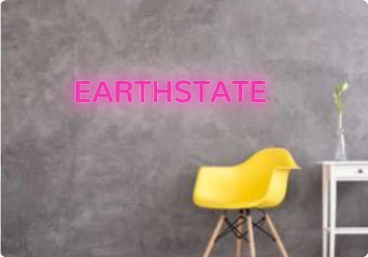 Custom text: EARTHSTATE