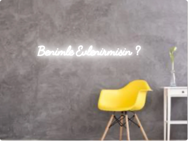 Custom text: Benimle Evlenirmisin ?