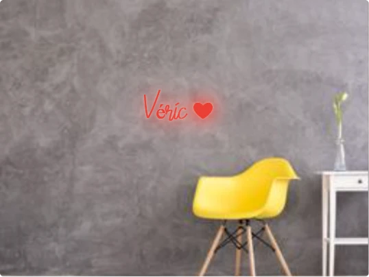 Custom text: Véric ❤