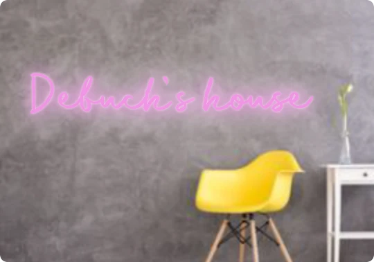 Custom text: Debuch’s house