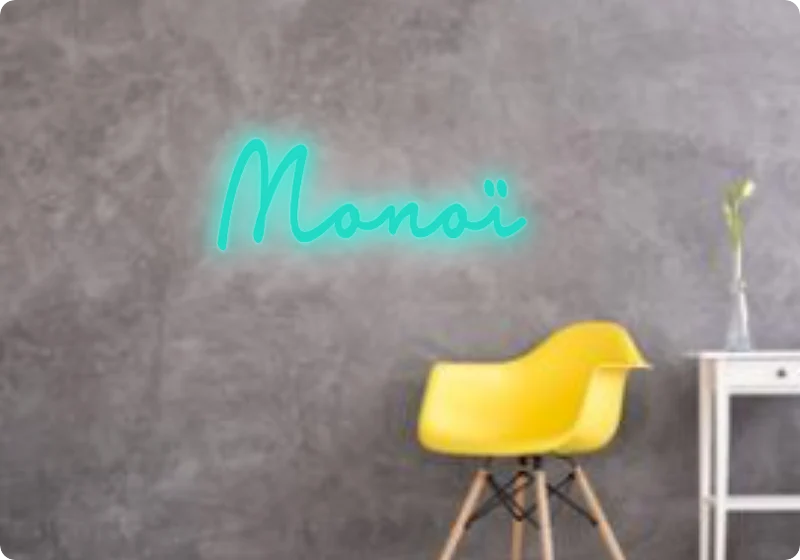 Custom text: Monoï