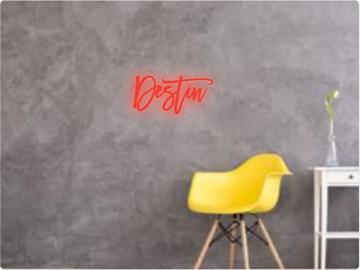 Custom text: Destin