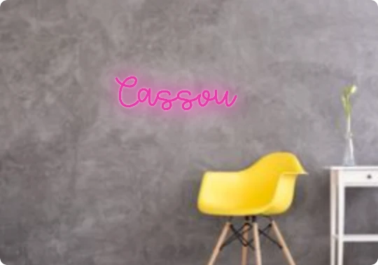 Custom text: Cassou