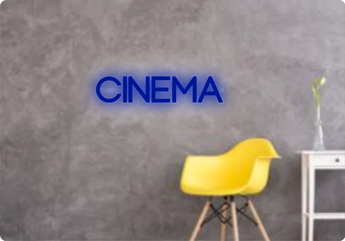Custom text: CINEMA