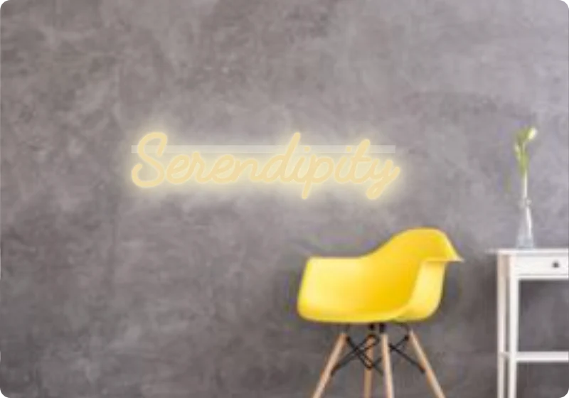 Custom text: Serendipity