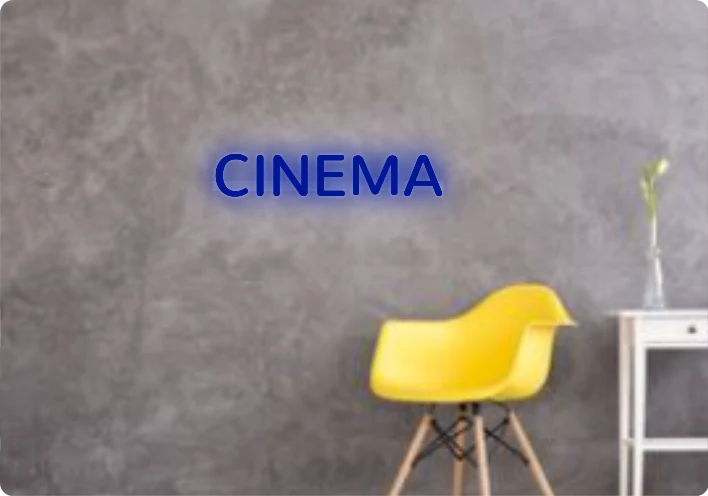 Custom text: CINEMA