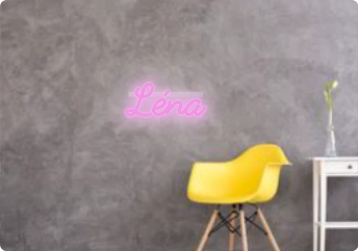 Custom text: Léna