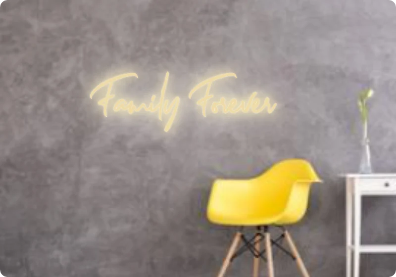 Custom text: Family Forever