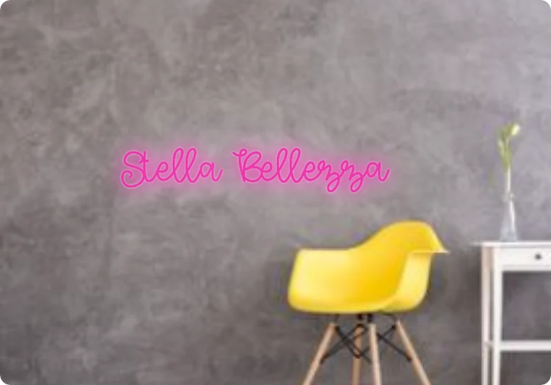 Custom text: Stella Bellezza