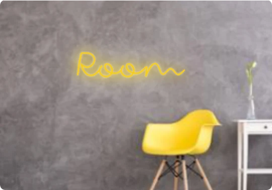 Custom text: Room