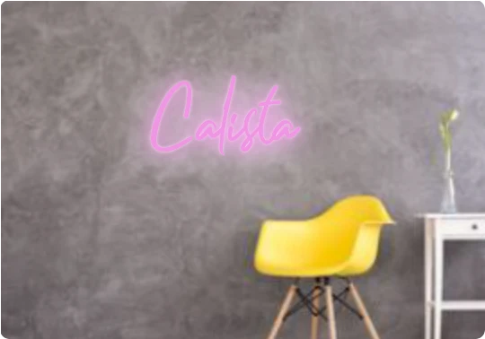 Custom text: Calista