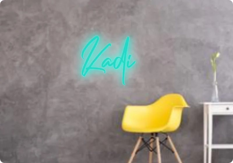 Custom text: Kadi