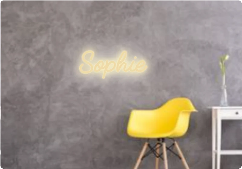 Custom text: Sophie