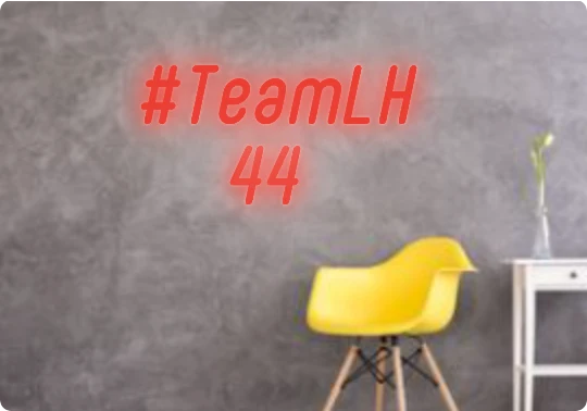 Custom text: #TeamLH 44
