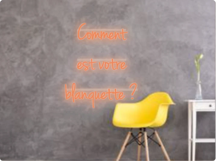 Custom text: Comment est votre blanquette ?