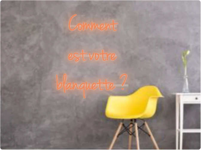 Custom text: Comment est votre blanquette ?