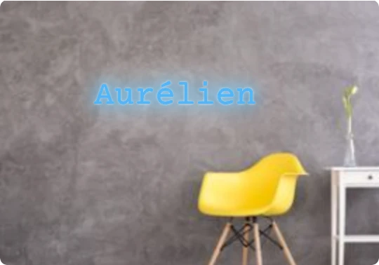 Custom text: Aurélien