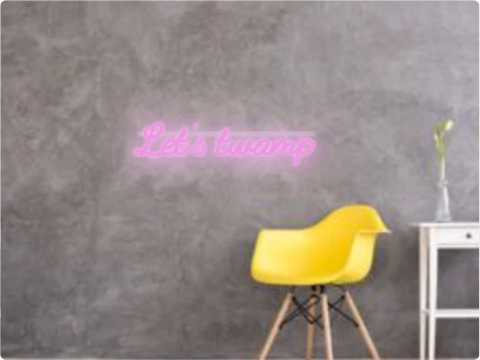 Custom text: Let's twamp