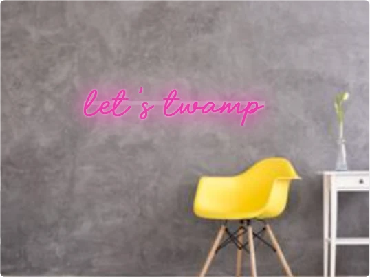 Custom text: let's twamp
