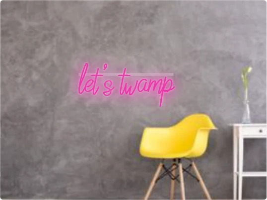 Custom text: let's twamp
