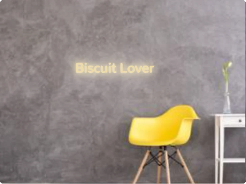 Custom text: Biscuit Lover