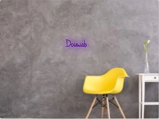 Custom text: Douwab