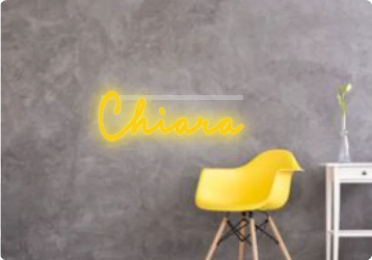 Custom text: Chiara