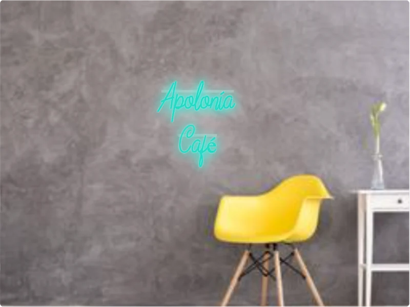 Custom text: Apolonia Café