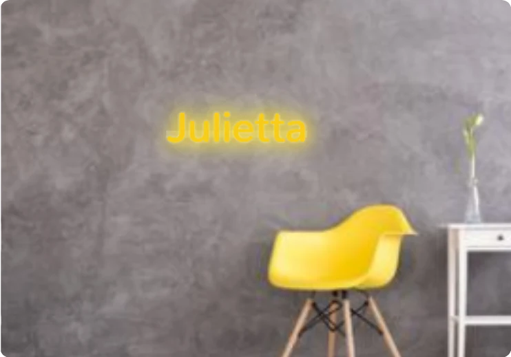 Custom text: Julietta