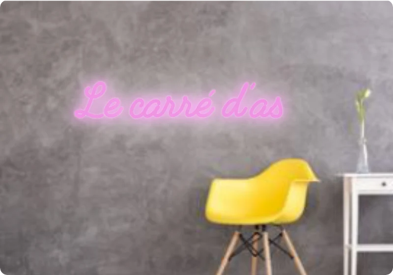 Custom text: Le carré d’as
